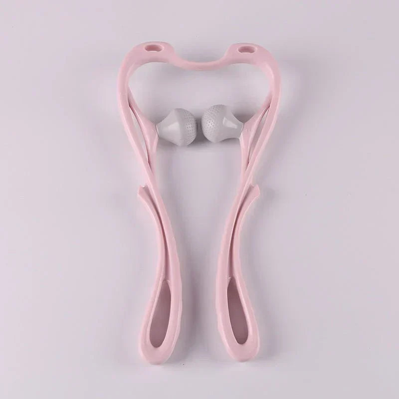 High Quality Multi-function Manual Relaxed Cervical Massager Pressure Relieve Double Ball Pressing Meridian Massager